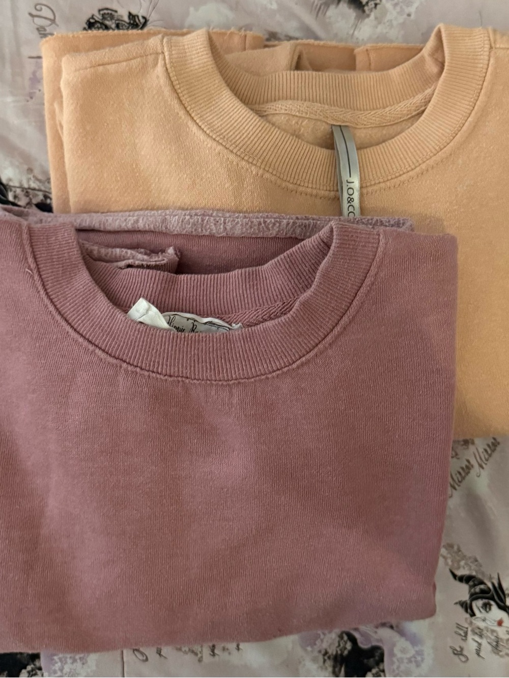 Neutral Cozy Crop Top Sweater Bundle Divided + Pink Republic Size S/M